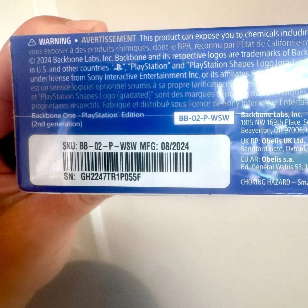 Backbone One PlayStation Edition iPhone Lightning Controller BB02PWSW New BOX